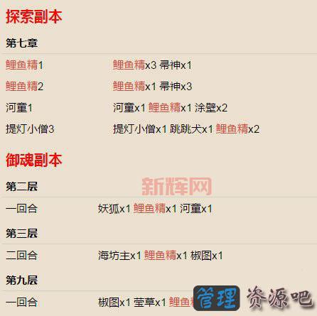 阴阳师鲤鱼精哪里多？速刷鲤鱼精的最佳地点！