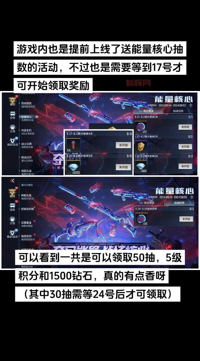 CF5月活动攻略：海量福利、登录即送能量核心！