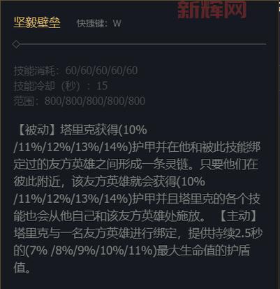 探索瓦洛兰之盾：塔里克的重做与新特性