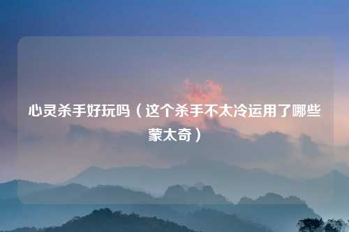 心灵杀手好玩吗（这个杀手不太冷运用了哪些蒙太奇）