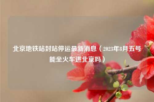 北京地铁站封站停运最新消息（2023年8月五号能坐火车进北京吗）