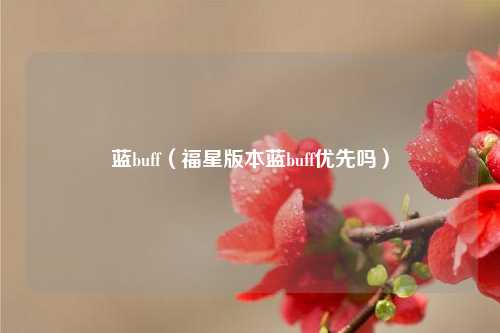 蓝buff（福星版本蓝buff优先吗）