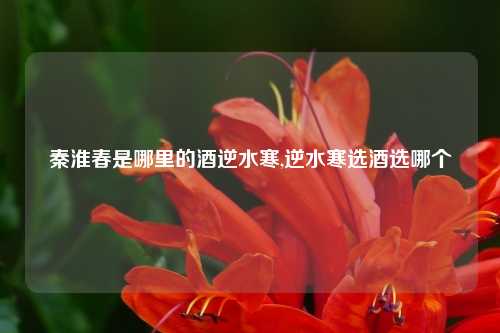秦淮春是哪里的酒逆水寒,逆水寒选酒选哪个