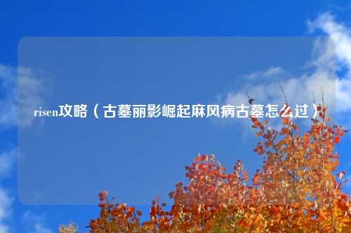 risen攻略（古墓丽影崛起麻风病古墓怎么过）