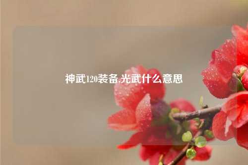 神武120装备,光武什么意思