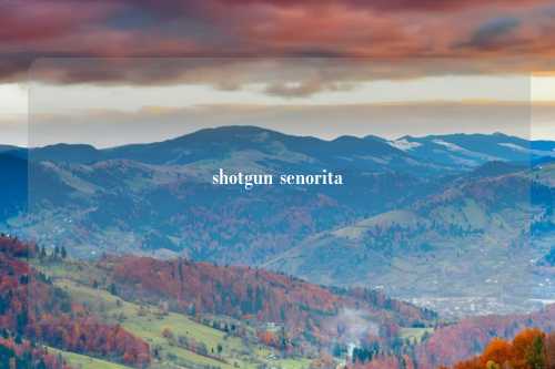 shotgun senorita