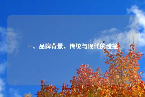 一、品牌背景，传统与现代的碰撞
