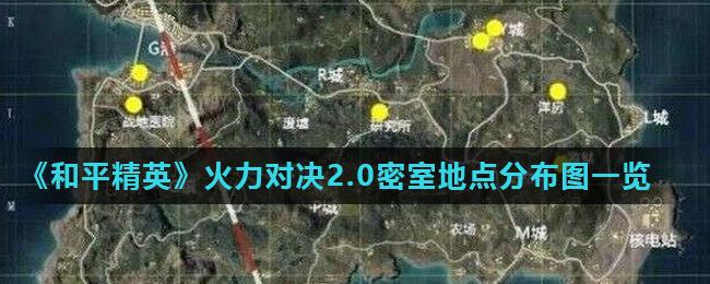火力对决密室位置在哪？高级物资获取攻略
